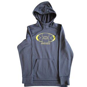 Under Armour Men's S Hoodie With Yellow Logo Cotton/Polyester